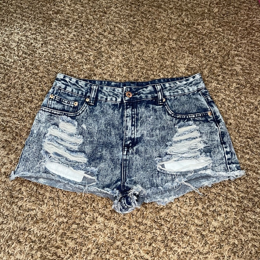 Denim shorts